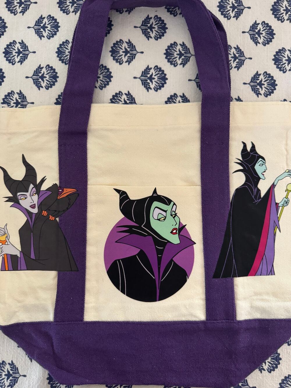 Disney Maleficent Purple Custom Made Mini Tote